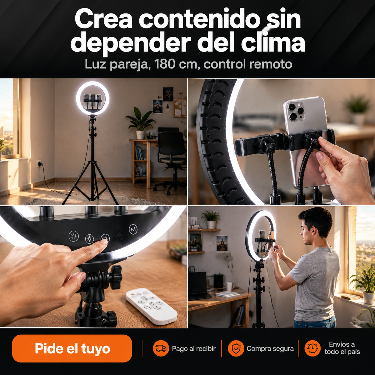 ARO DE LUZ LED 45 CM - 1900370 — vista 5