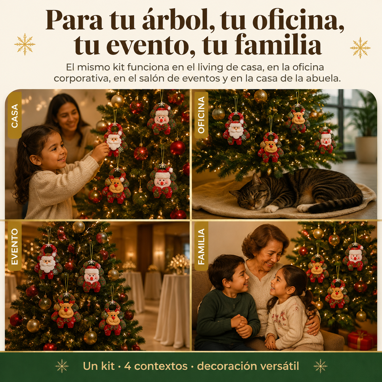 Adornos Coronas Navidenos Para Colgar — vista 5