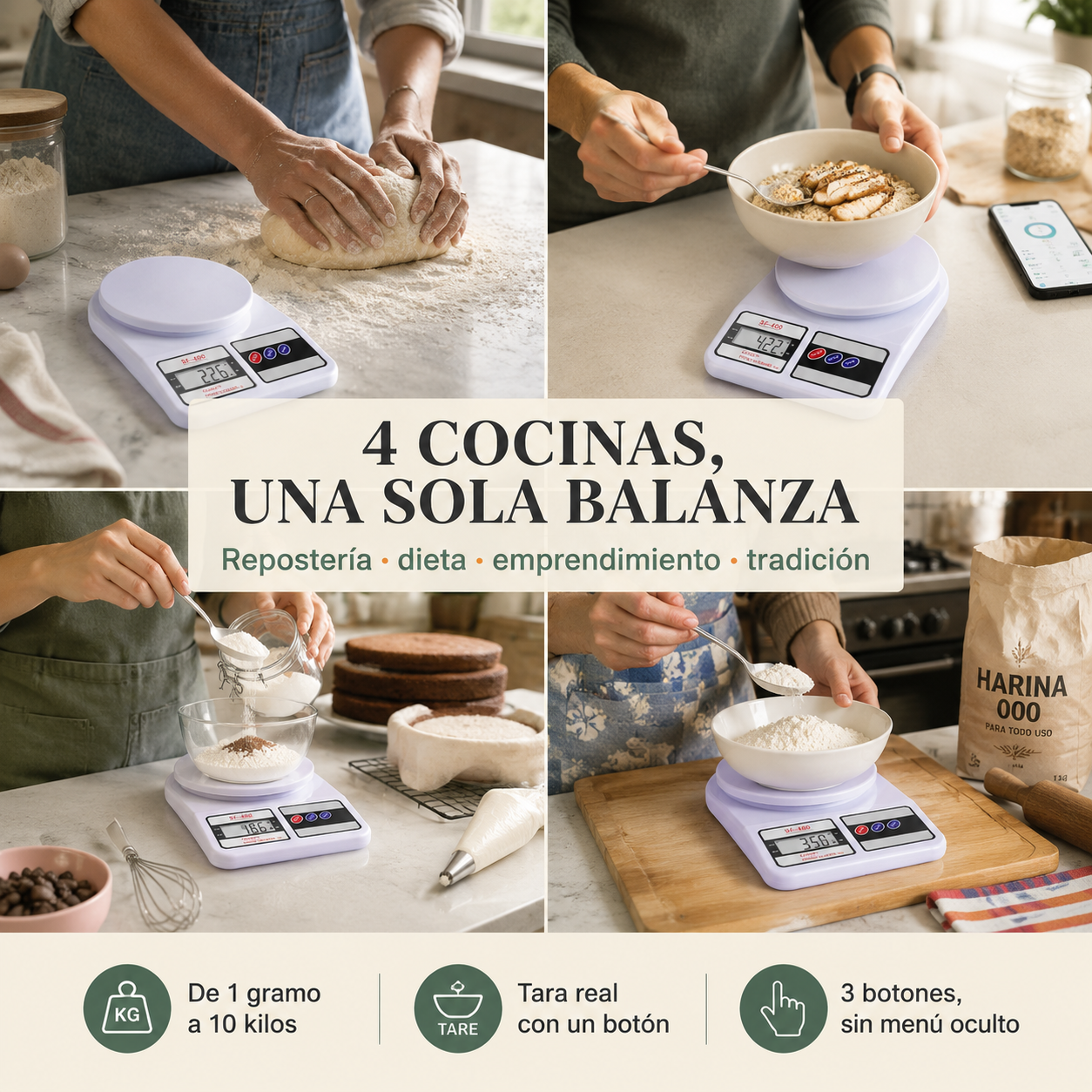 Balanza Electronica 0.1g 10kg - 4730 — vista 5