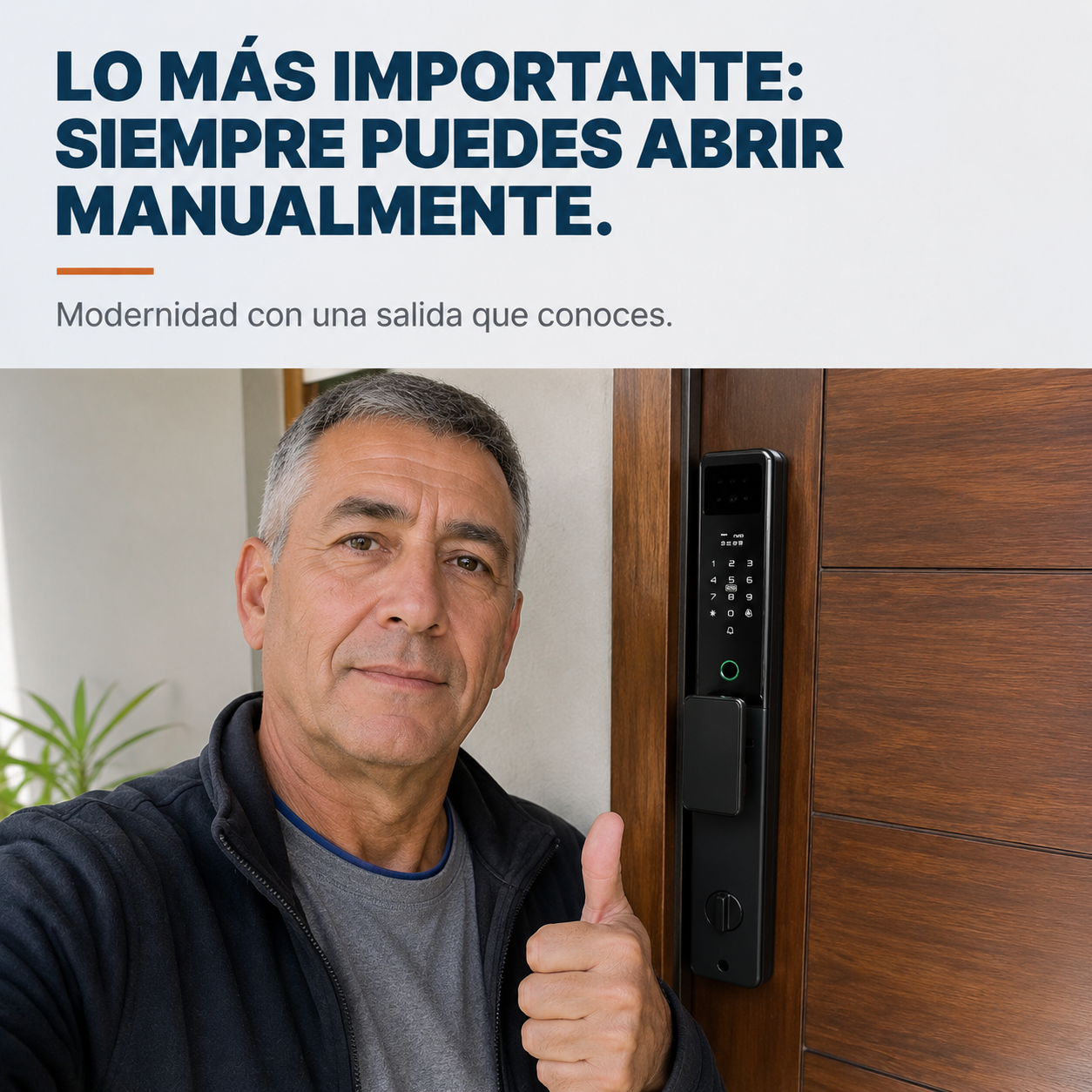 Cerradura Inteligente Ko69 Impermable - 6266 — vista 6