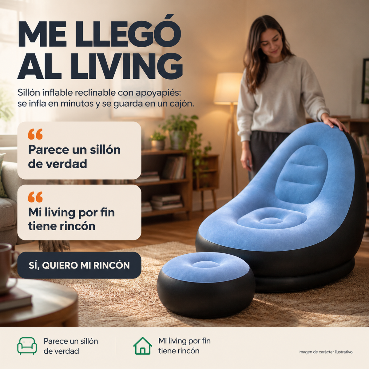 Sillon Inflable Reclinable - 7759 — vista 6
