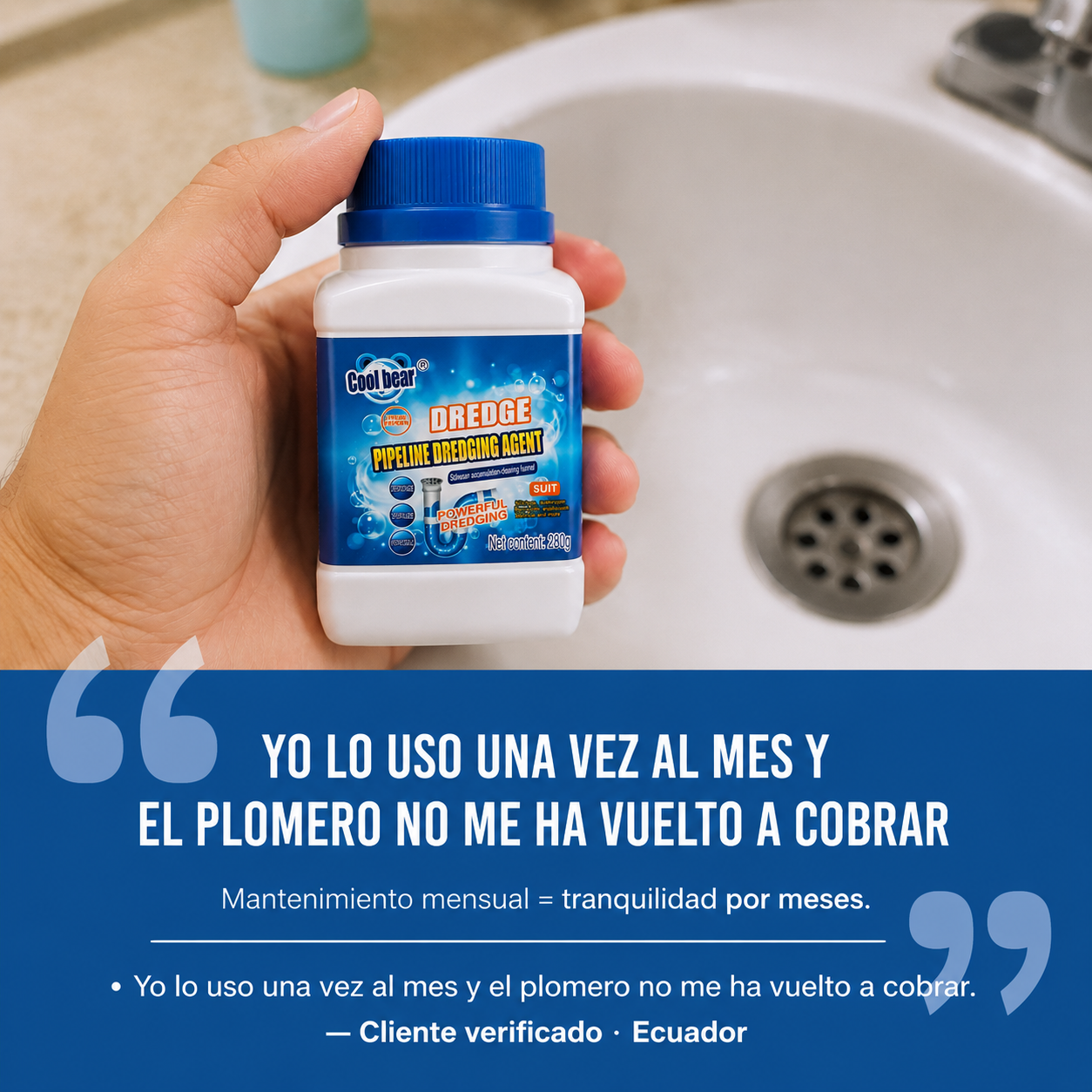 Polvo Limpiador De Tuberias - id122830 — vista 6