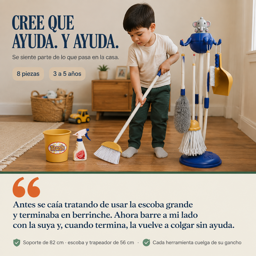 Set De Aseo Didactico Limpieza Ninos 8pz - 15167 — vista 6