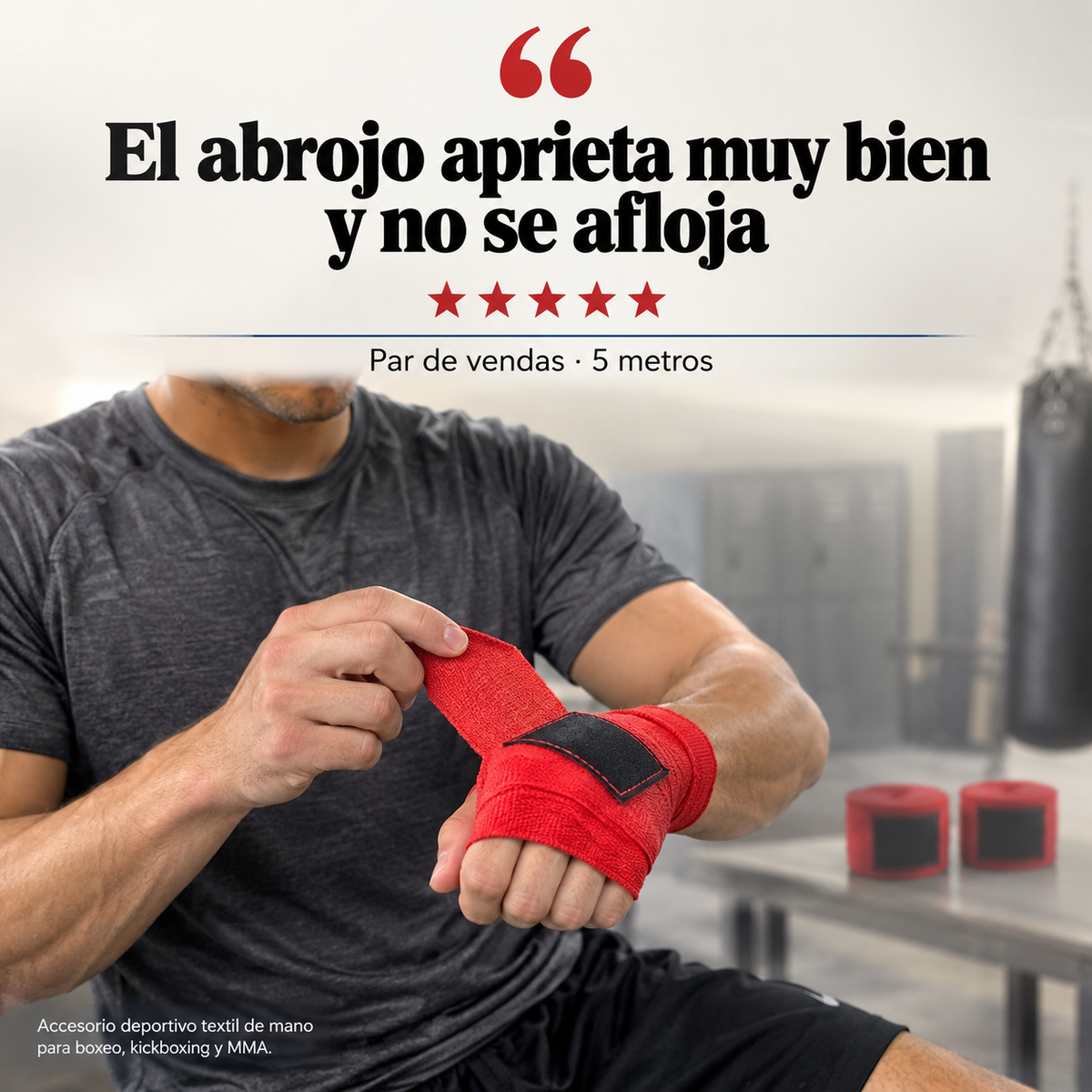 Vendas Rigidas Boxeo X2 5m Kickboxing - 19504 — vista 6