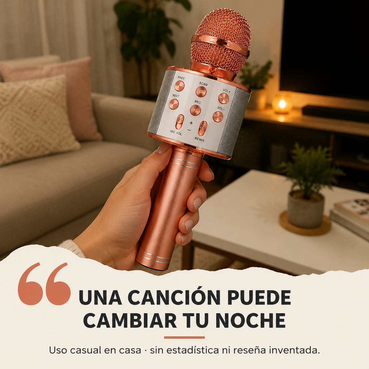 Microfono Karaoke Bluetooth Stc -id 3192 — vista 6