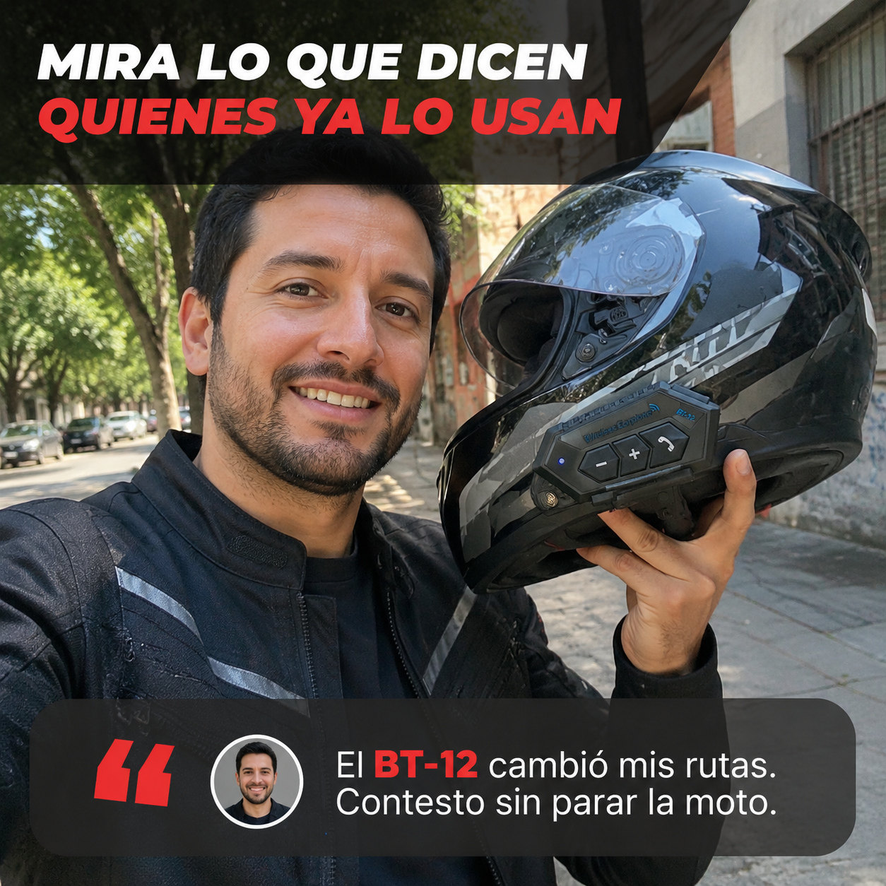 Intercomunicador Bluetooth Para Casco - 83603 — vista 6
