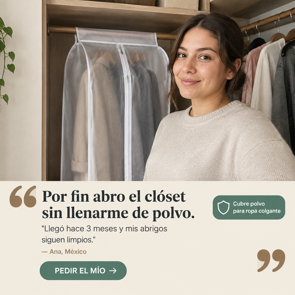 Protector De Ropa Colgante Grande Almace - 26700 — vista 6