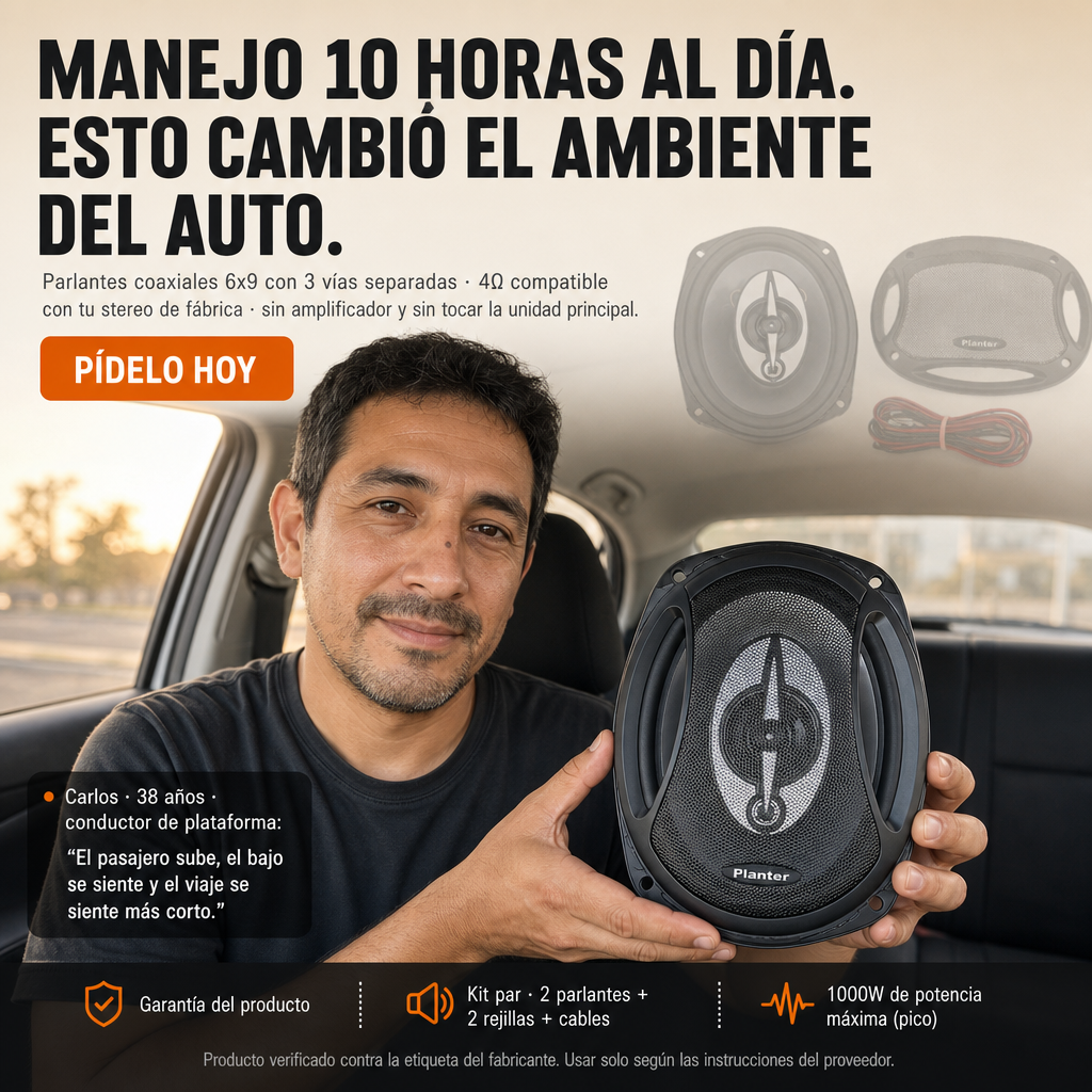 Altavoz Tweeter Optimizador Para Coche - 17458 — vista 6
