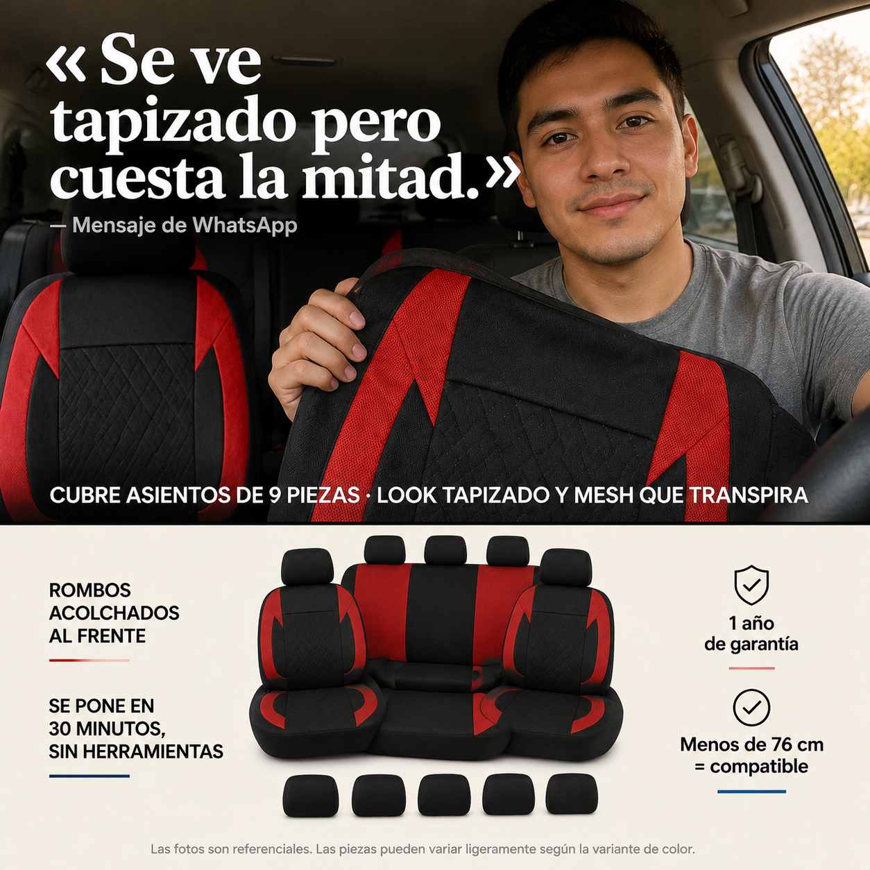 Juego De Funda Para Asiento De Auto - 97530 — vista 6