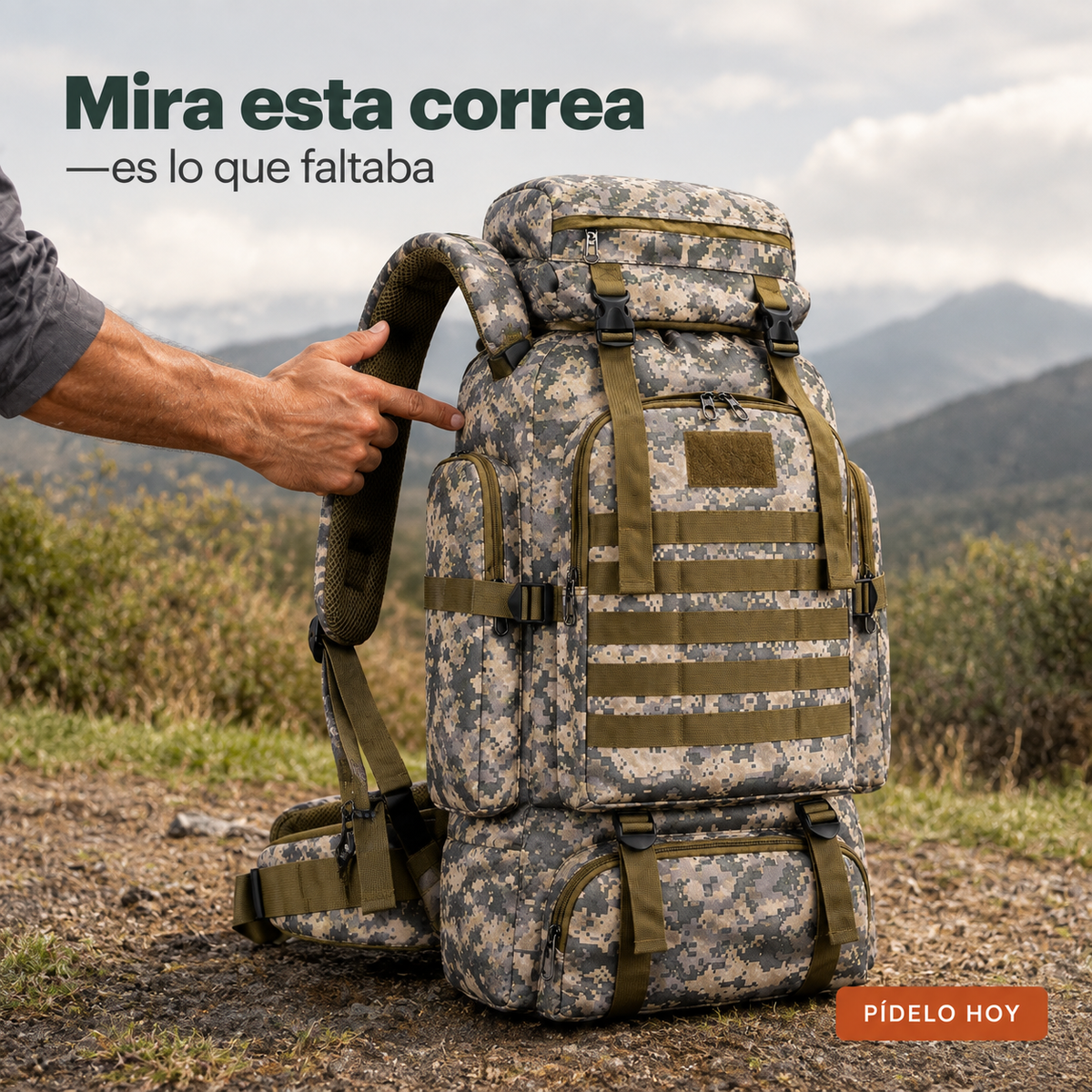 Mochila Tactica Militar - 160490 — vista 6