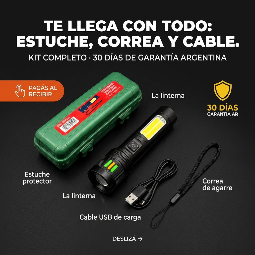 Linterna Tactica Solar Dazzel Flex M035 - id 6510 — vista 7