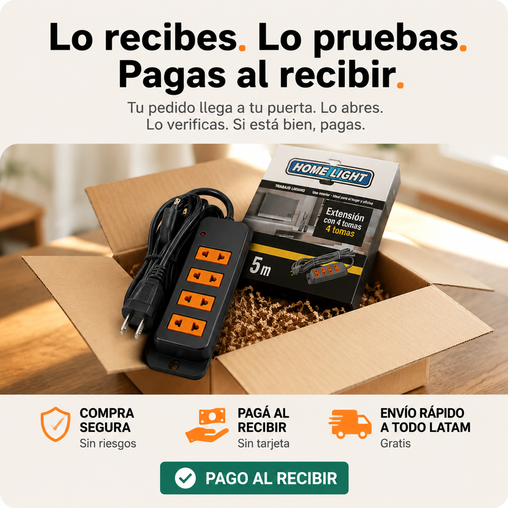 Alargador 4 Tomas1 Conexion Universal -12589 — vista 7
