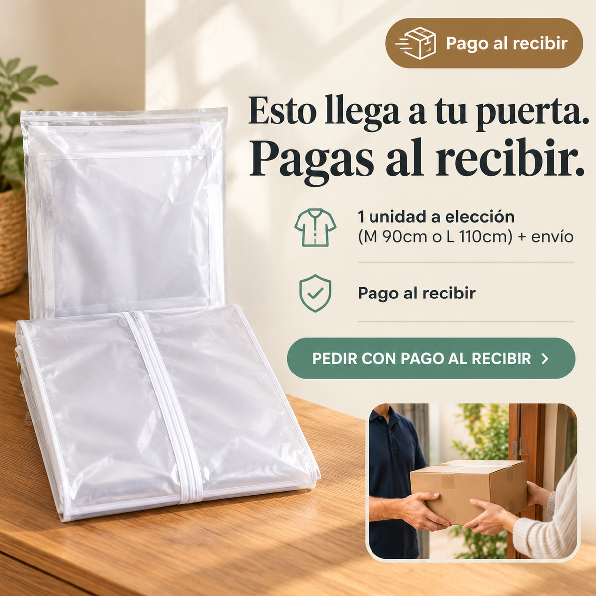 Protector De Ropa Colgante Grande Almace - 26700 — vista 7