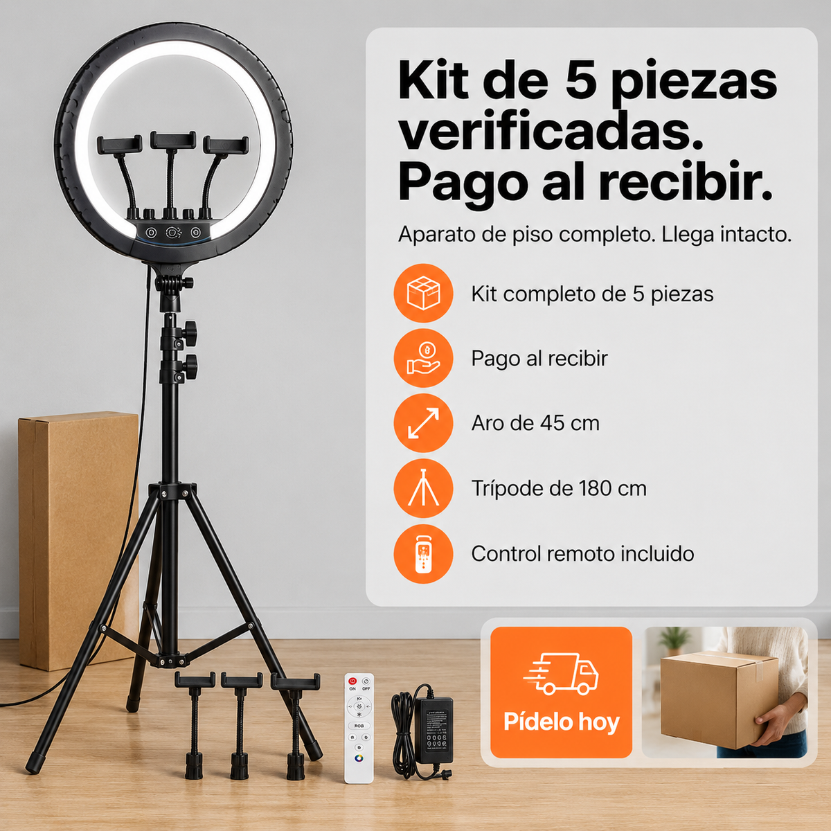 ARO DE LUZ LED 45 CM - 1900370 — vista 7