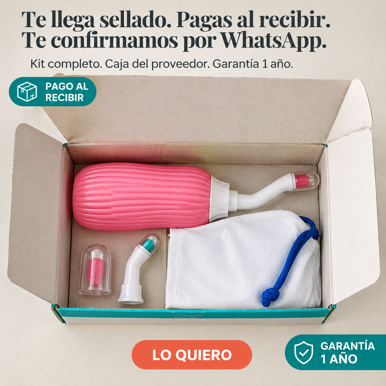 Bidet Portatil 500ml Higiene - 8024 — vista 7