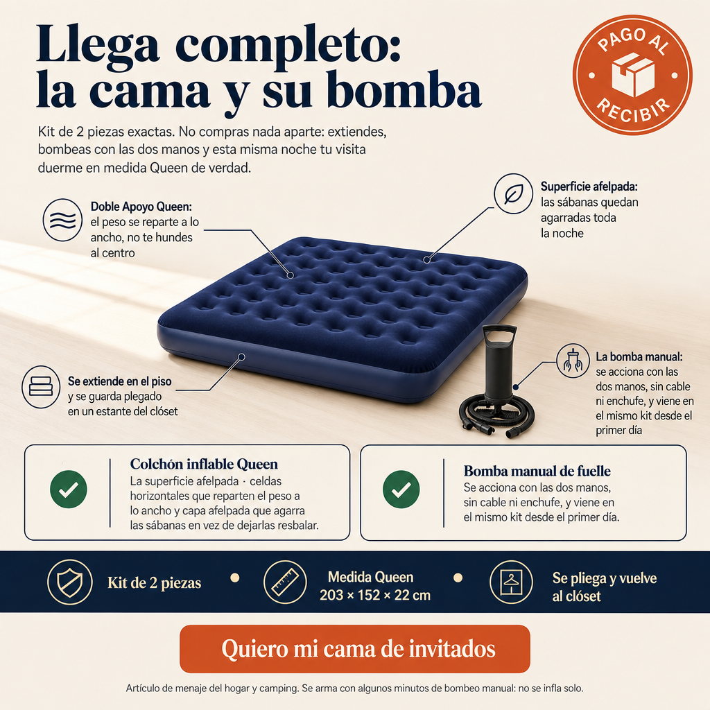 Cama Hinchable Queen - 25153 — vista 7