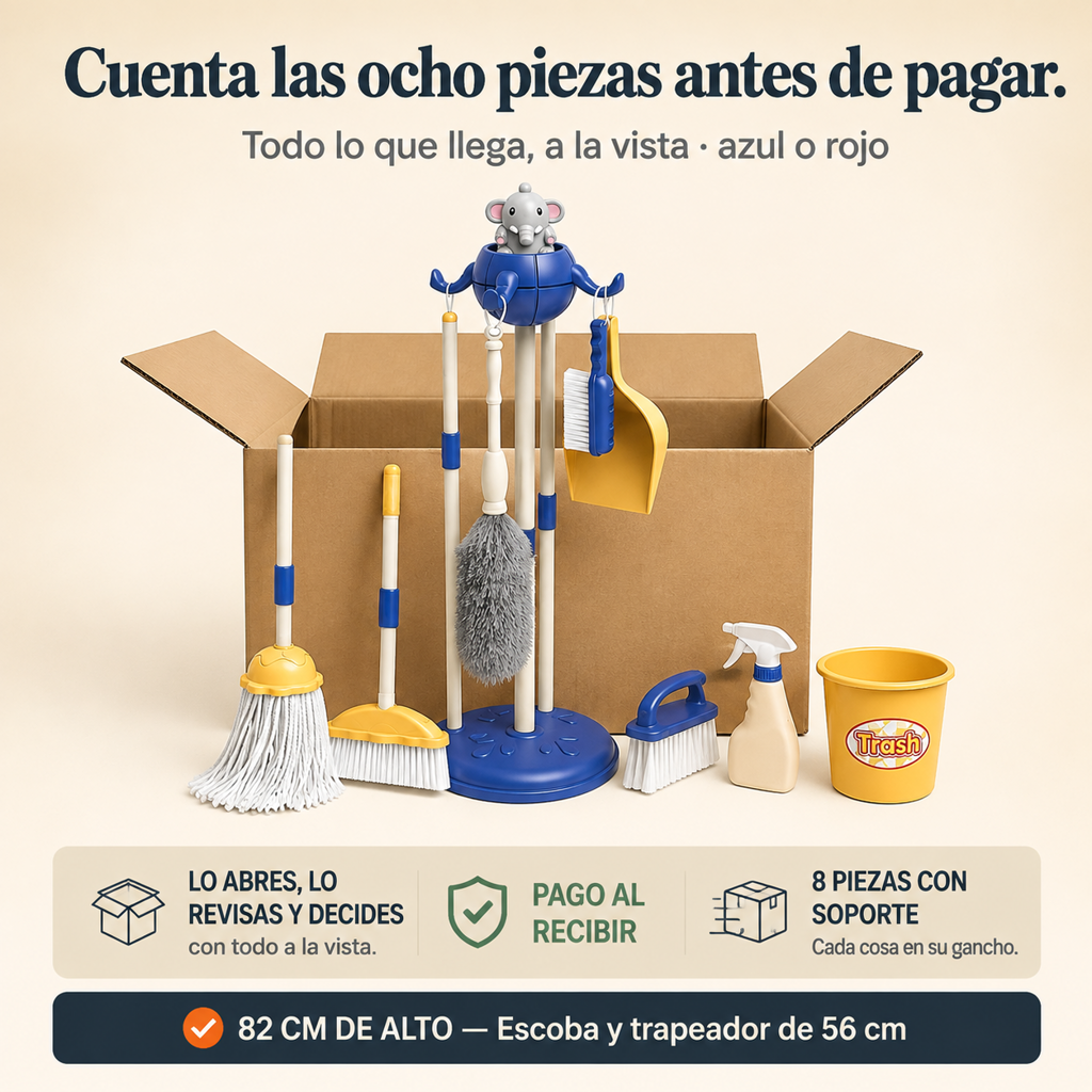 Set De Aseo Didactico Limpieza Ninos 8pz - 15167 — vista 7