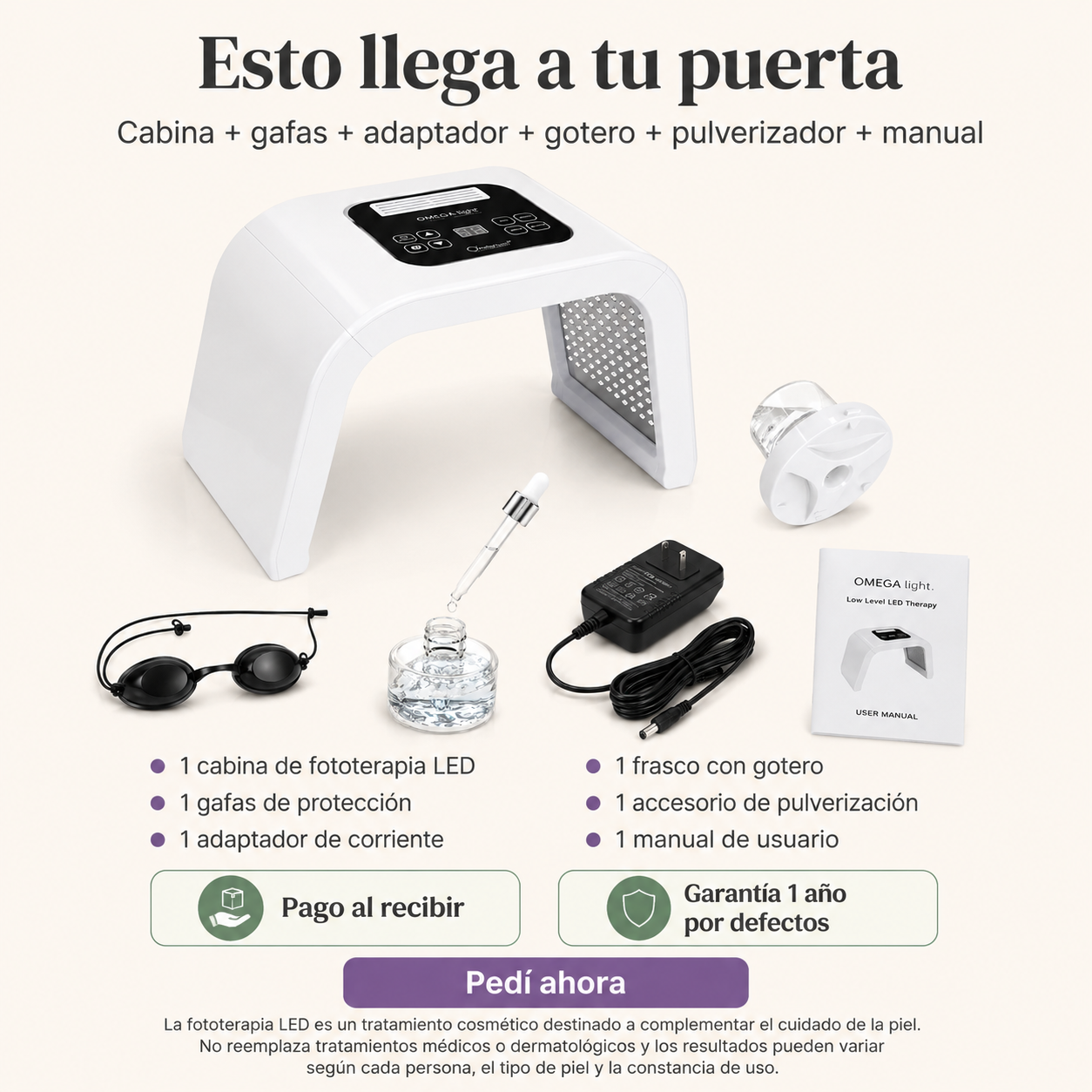 Cabina Led Facial Y Corporal Lifting - 1342 — vista 7