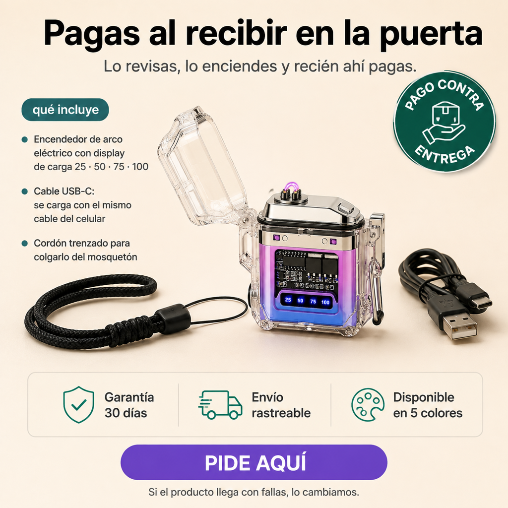 Encendedor Impermeable Transparente - 1194924 — vista 7
