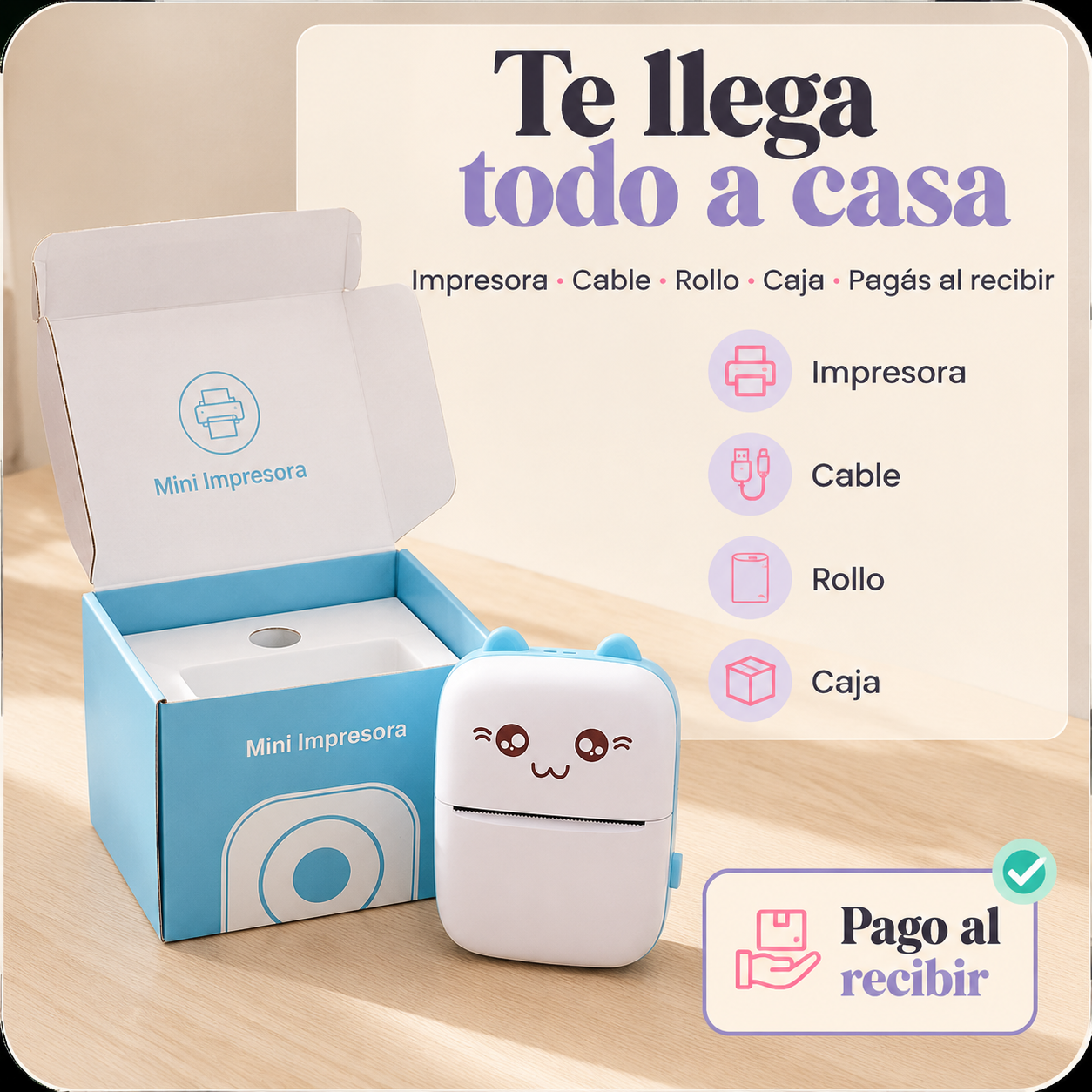 Mini Impresora Termica Portatil Usb - 5306 — vista 7