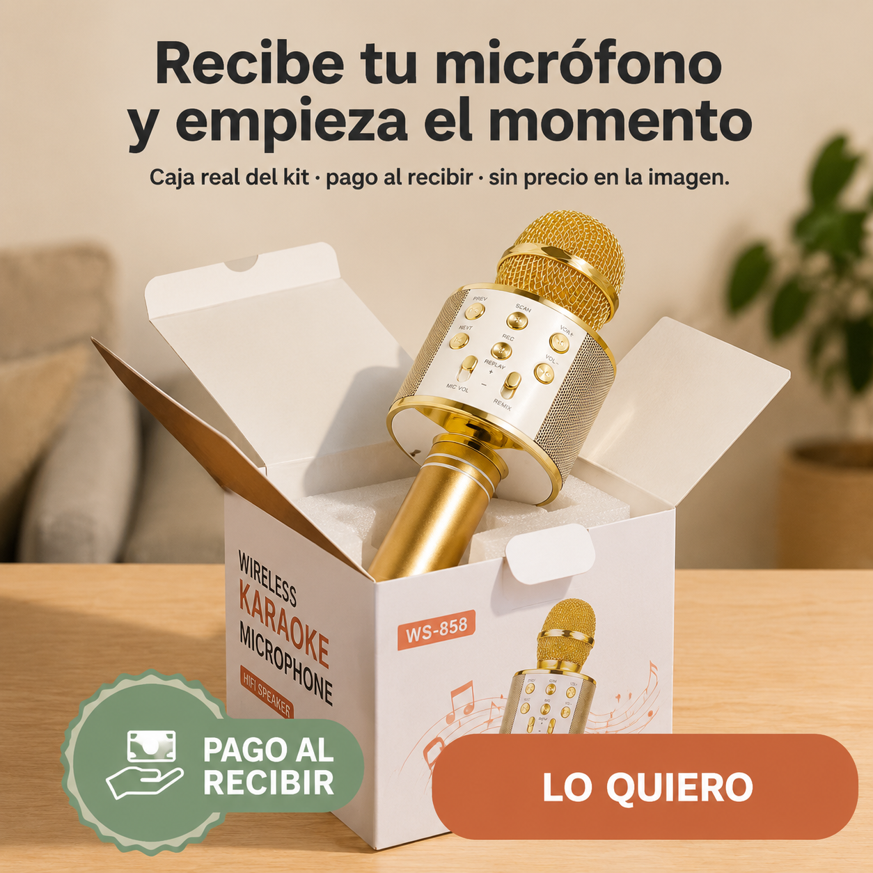 Microfono Karaoke Bluetooth Stc -id 3192 — vista 7