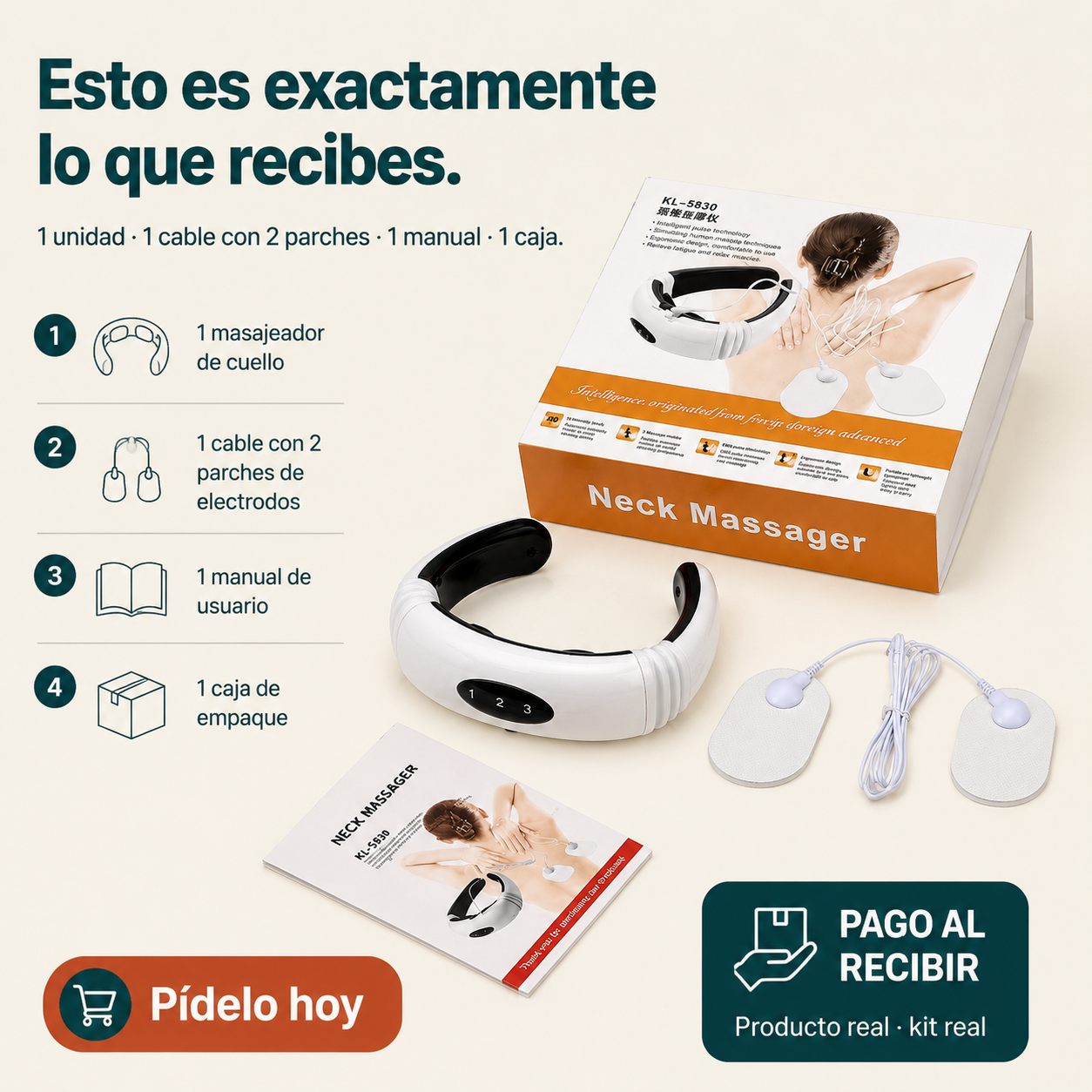 Masajeador De Cuello Electroestimulacion - id 1857 — vista 7