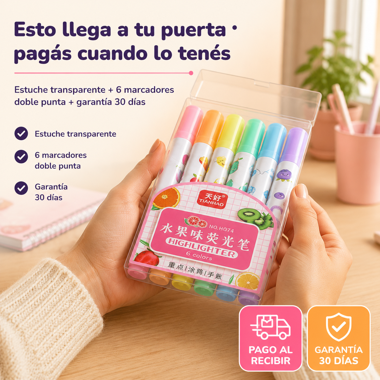6x Marcador Alcohol Perfumado Tianhao -id 6839 — vista 7