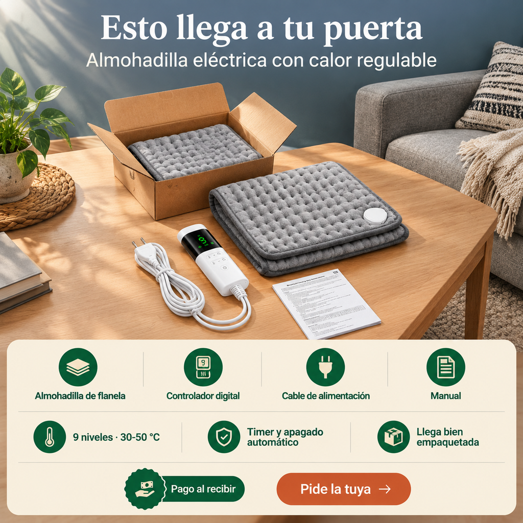 Manta Lumbar Electrica Fisioterapia - 53991 — vista 7