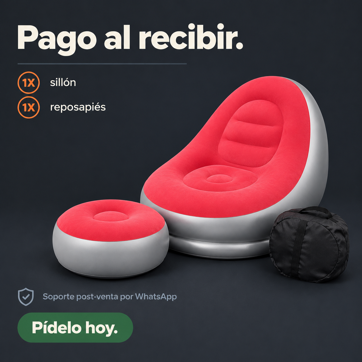 Sillon Inflable Reclinable - 7759 — vista 7