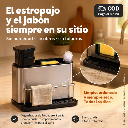 Dispensador De Jabon Acero Inolxidable - id1454860 — vista 1