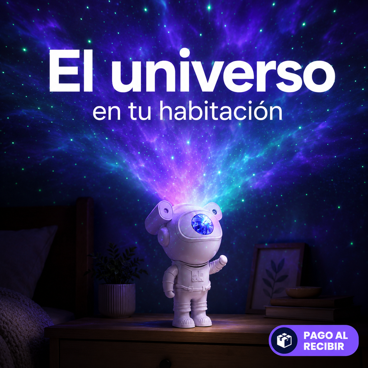 Proyector De Galaxia De Astronauta — vista 1