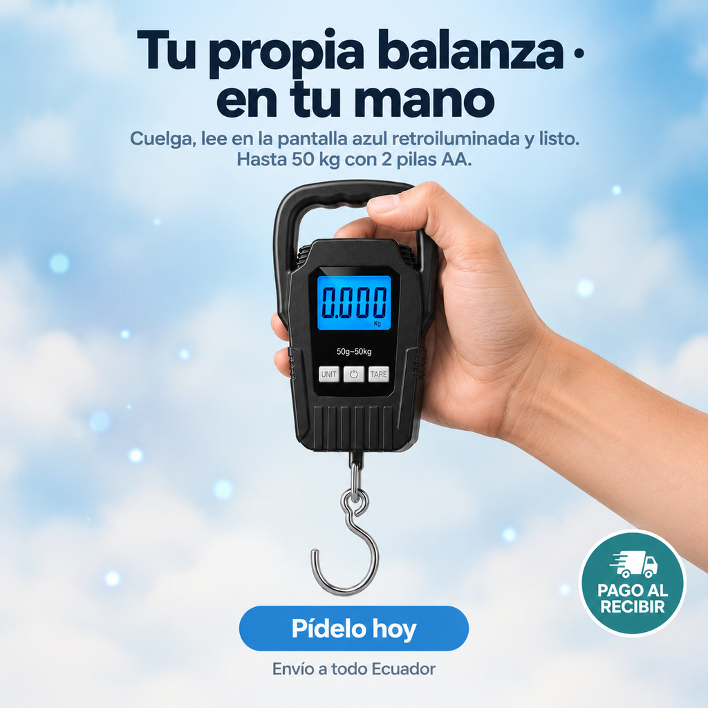 Balanza Digital Colgante - 132976 — vista 1