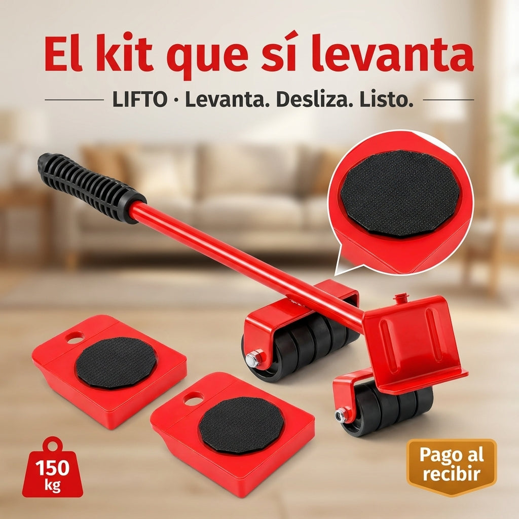 Kit Para Mover Muebles Pesados — vista 1