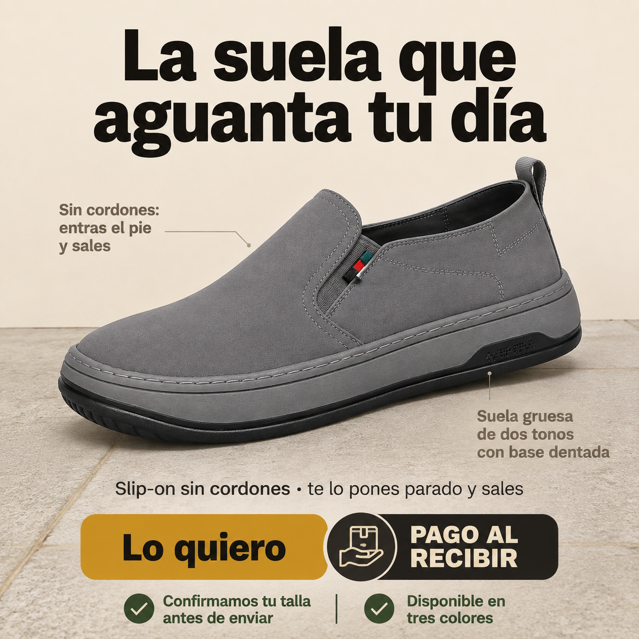 Zapato Mocasín Ortopédico Italiano - 61237 — vista 1