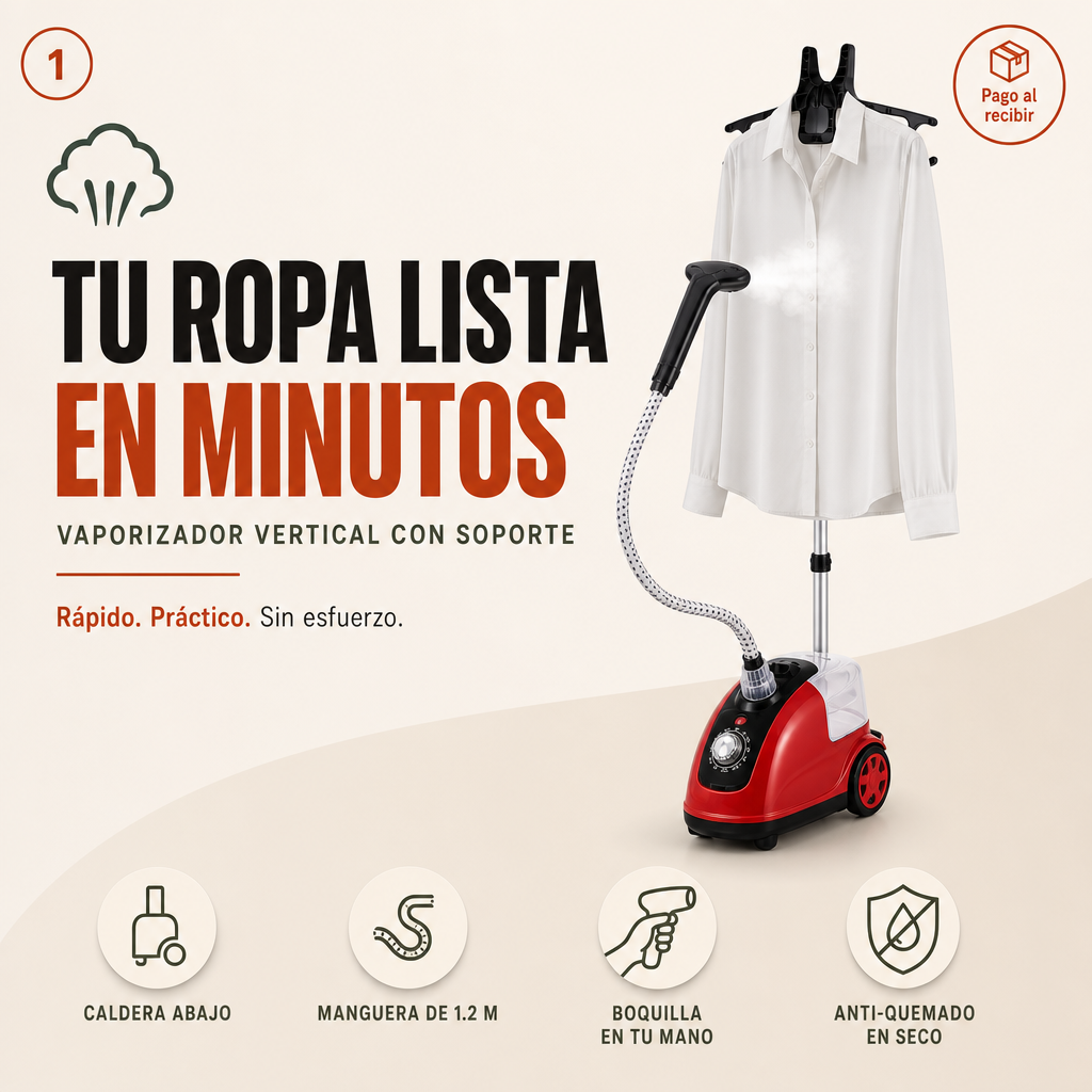 Plancha Vertical De Ropa A Vapor Vertica - 98123 — vista 1