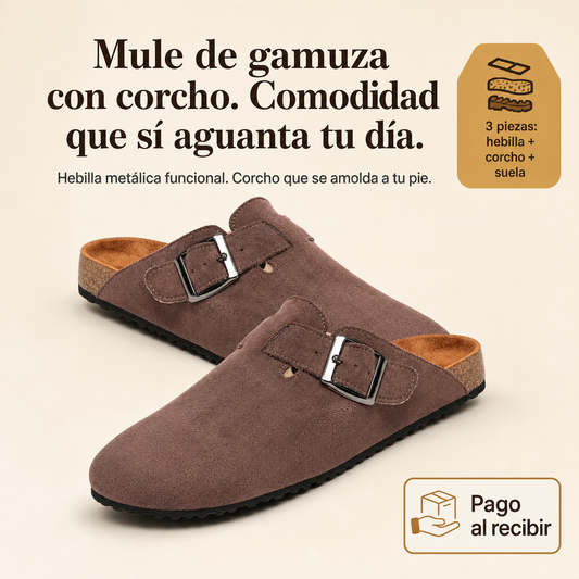 Zuecos de gamuza — vista 1