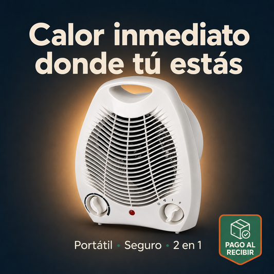 Calefactor Ventilador Portatil Electrico — vista 1