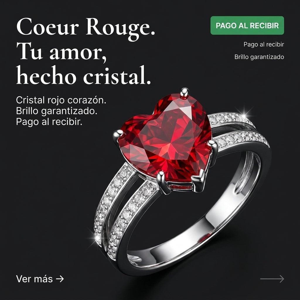 Anillo Corazon de Cristal - id1878766 — vista 1