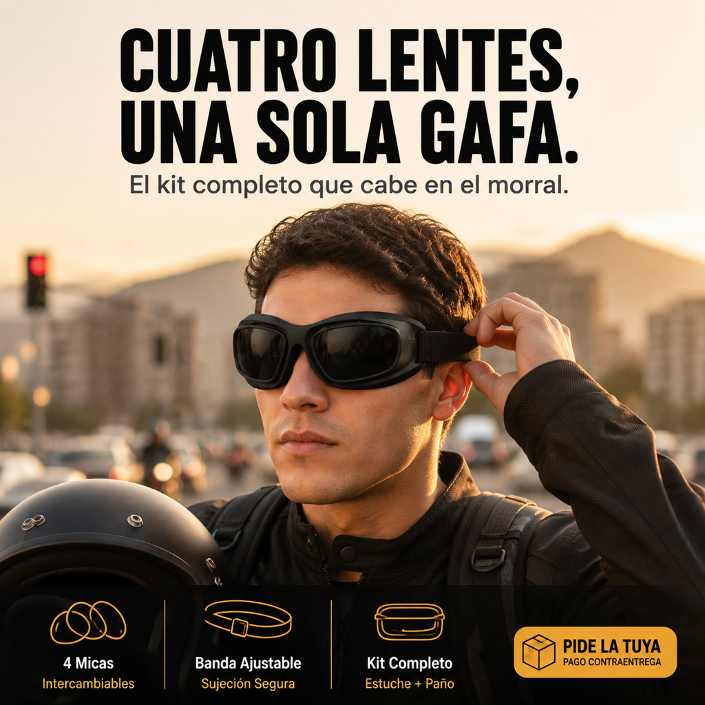 --POLARIZED MOTORCYCLE SUNGLASSES - 1837329 — vista 1