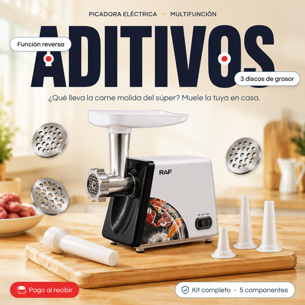 Picadora Y Moledora De Carne Electrica - 14378 — vista 1