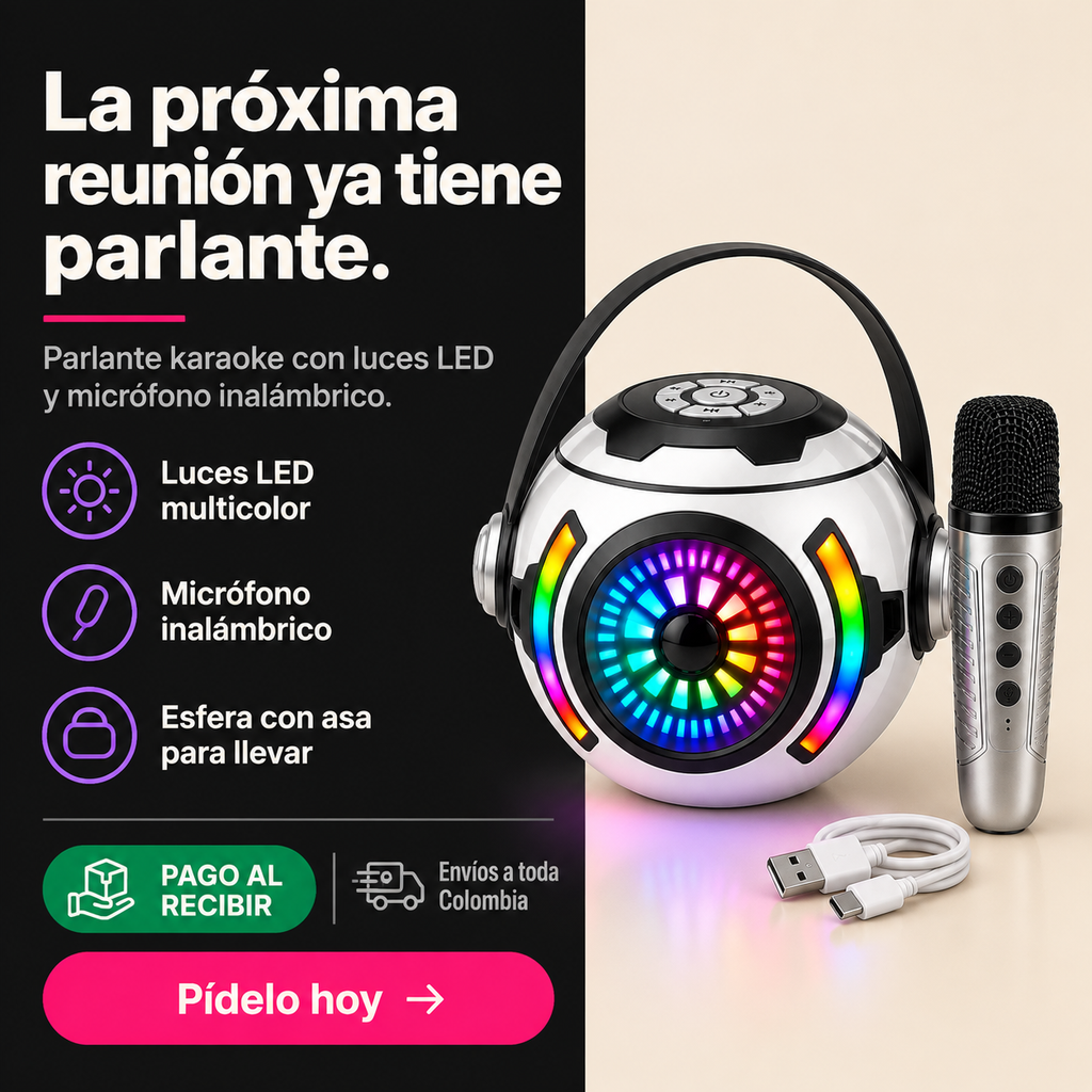 Mini Parlante Con Karaoke KM-V33 FX - 1886312 — vista 1