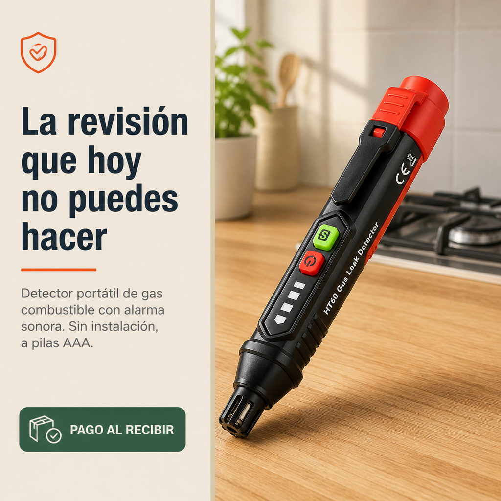 Detector De Fuga De Gas Con Alarma - 7089 — vista 1