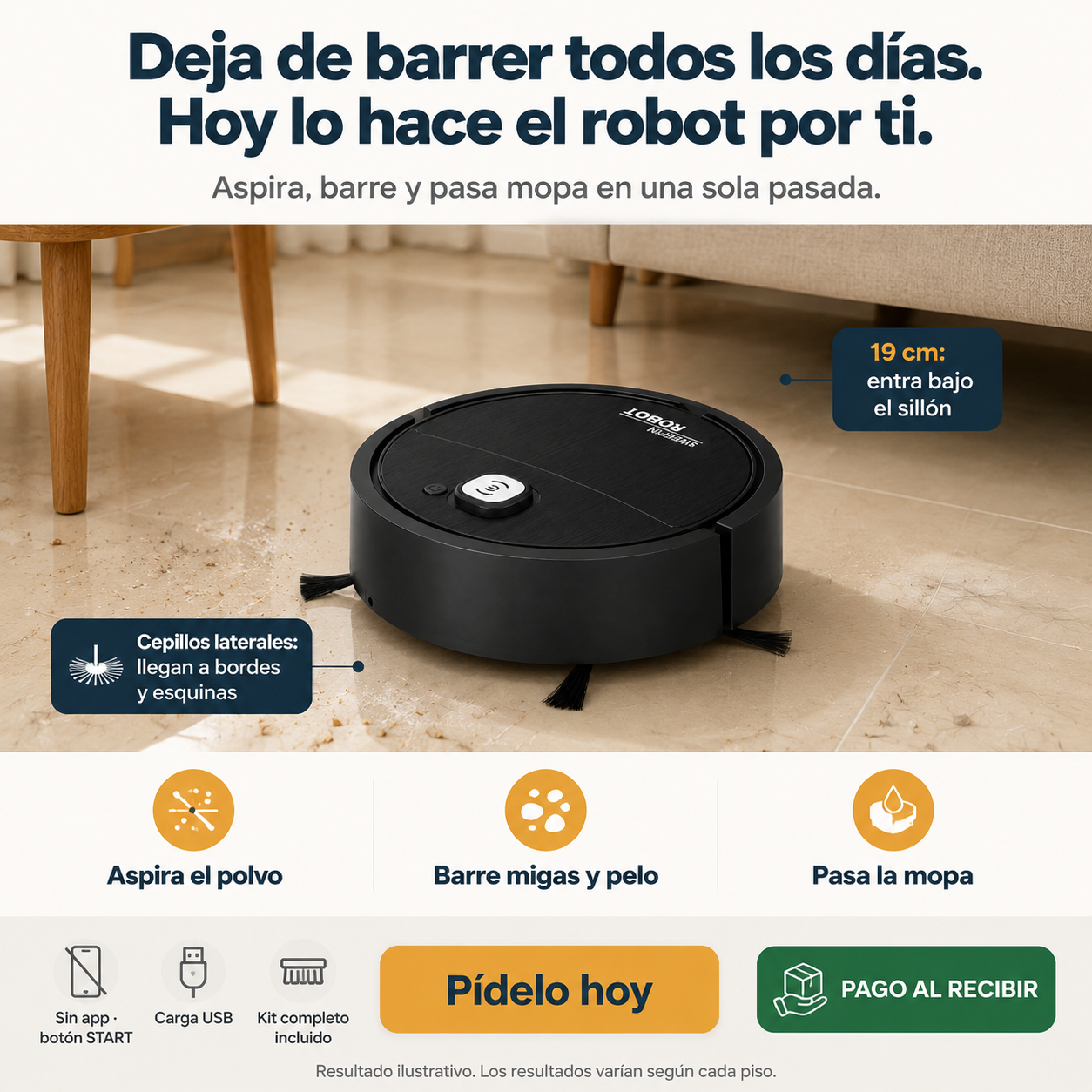 Aspiradora Robot Jessica - 4558 — vista 1