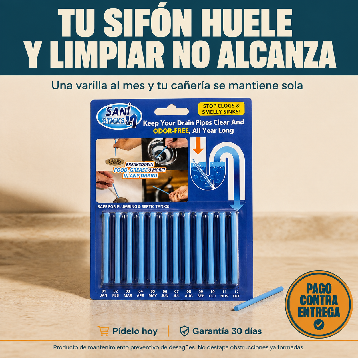 Set Limpieza Sifones Y Tuberia - 2136038 — vista 1