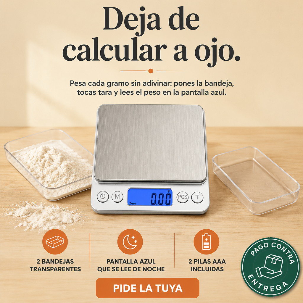 Gramera Digital Bascula 2 Bandejas - 1713566 — vista 1
