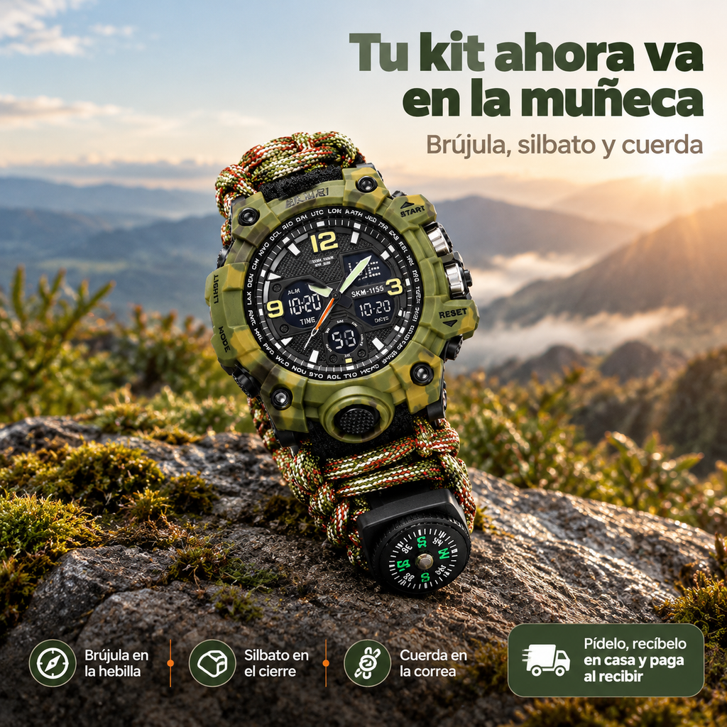 Reloj SKMEI Supervivencia Táctico 1155 - 1182698 — vista 1