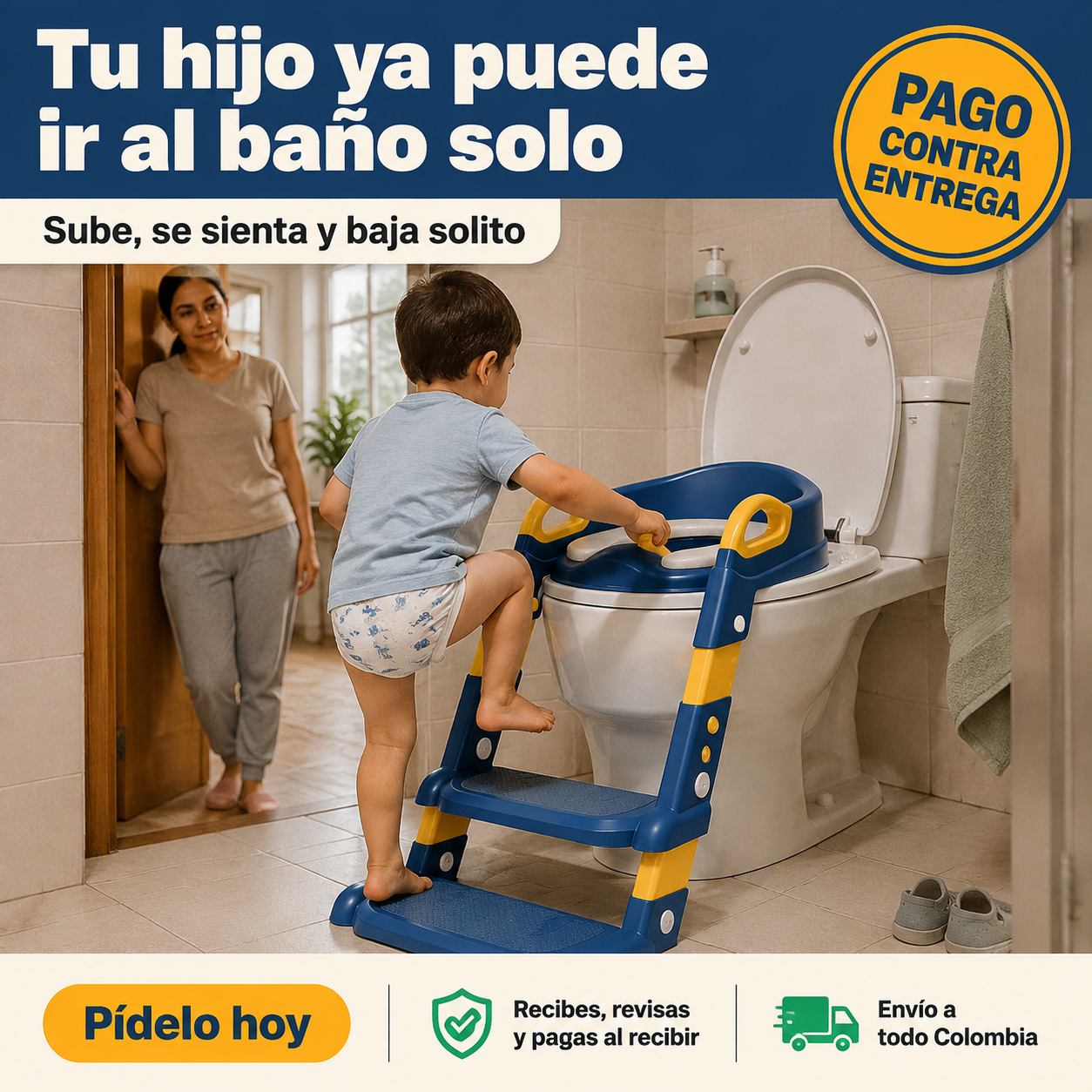 Escalera De Bano Con Cojin Df - 1276530 — vista 1