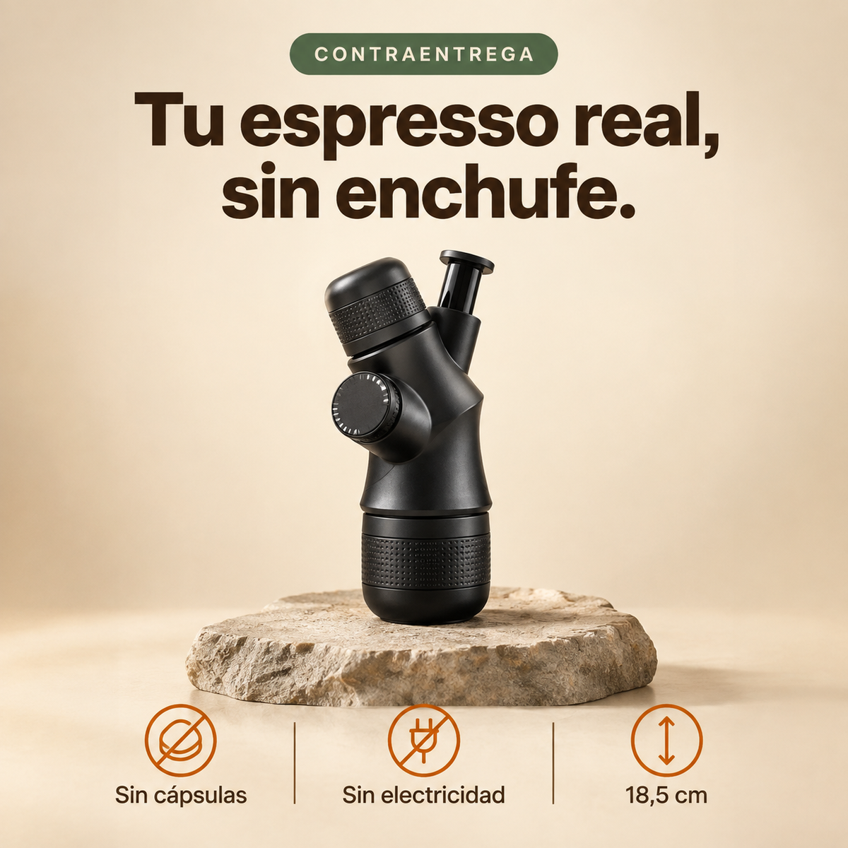 Cafetera Manual Portatil Cafe - 7725 — vista 1