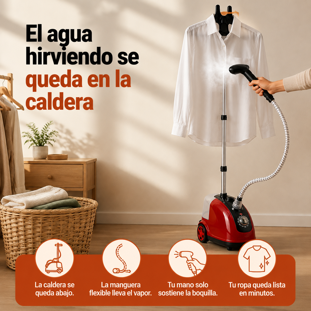 Plancha Vertical De Ropa A Vapor Vertica - 98123 — vista 2