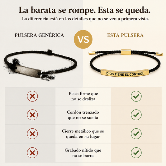 PULSERA DIOS TIENE EL CONTROL - 651694 — vista 2